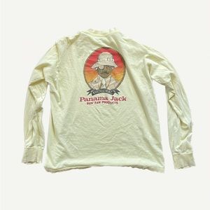 Vintage Panama Jack yellow long Sleeve